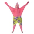 thumbnail image 1 of Nickelodeon Men's SpongeBob SquarePants Patrick Star Hooded Union Suit Kigurumi Costume Pajama Sleepwear Loungewear, 1 of 7
