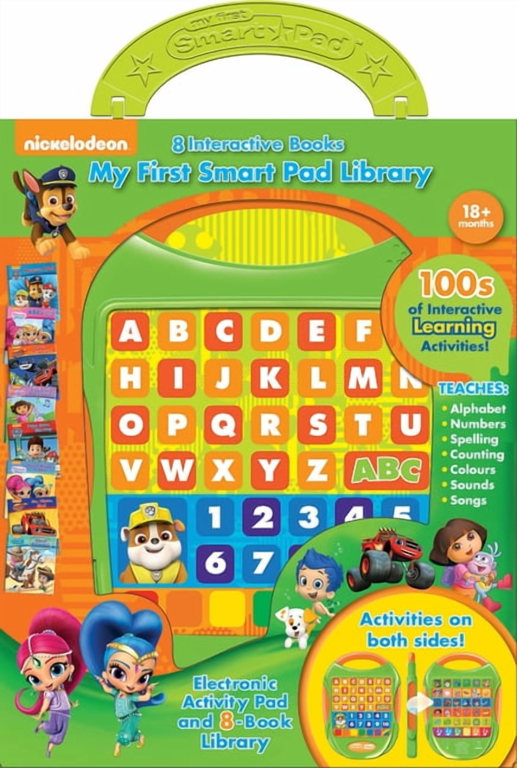 Nickelodeon: My First Smart Pad Electronic Activity Pad and 8 Book Library (Mixed media product)