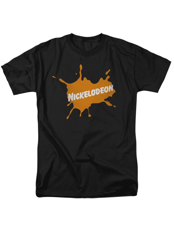 Nickelodeon - Nick Retro Burst Logo - Adult Unisex Short Sleeve T-Shirt - Black