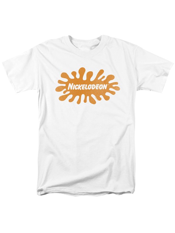 Nickelodeon - Nick Retro Splat Logo - Adult Unisex Short Sleeve T-Shirt - White