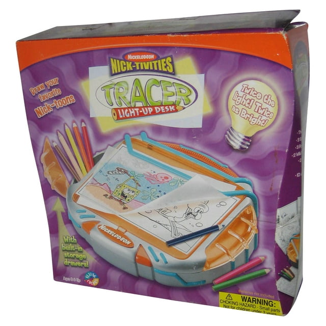 Nickelodeon NickTivities (2000) Flying Colors LightUp Tracer Desk Toy