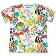 Nickelodeon Nicktoons 90s All Over Print T-Shirt
