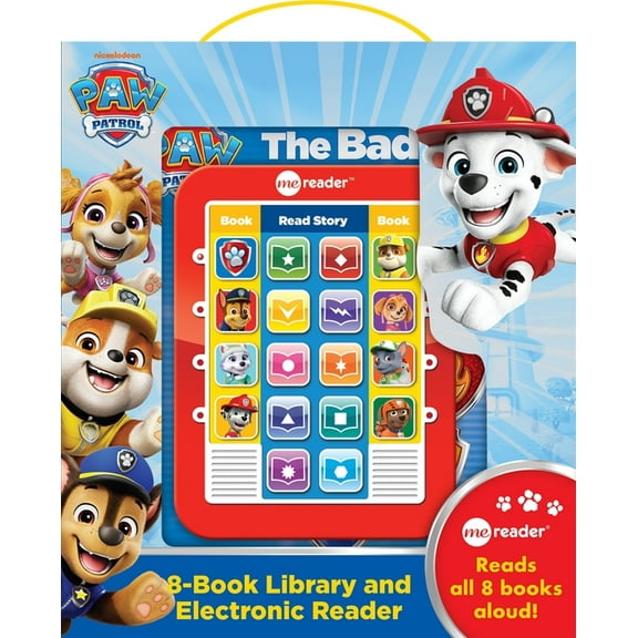 Nickelodeon Paw Patrol: 8-Book Library and Electronic Reader Sound Book Set, (Paperback)