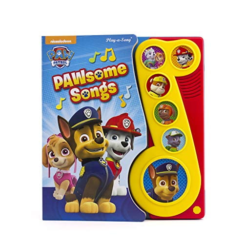 Pre-Owned Nickelodeon PAW Patrol Chase, Skye, Marshall, and More! - PAWsome Songs! Music Sound Book - PI Kids (Paw Patrol: Play-a-song) Paperback