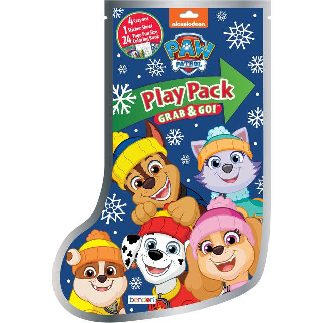 Nickelodeon PAW Patrol Holiday Shaped Play Pack with 24page Mini