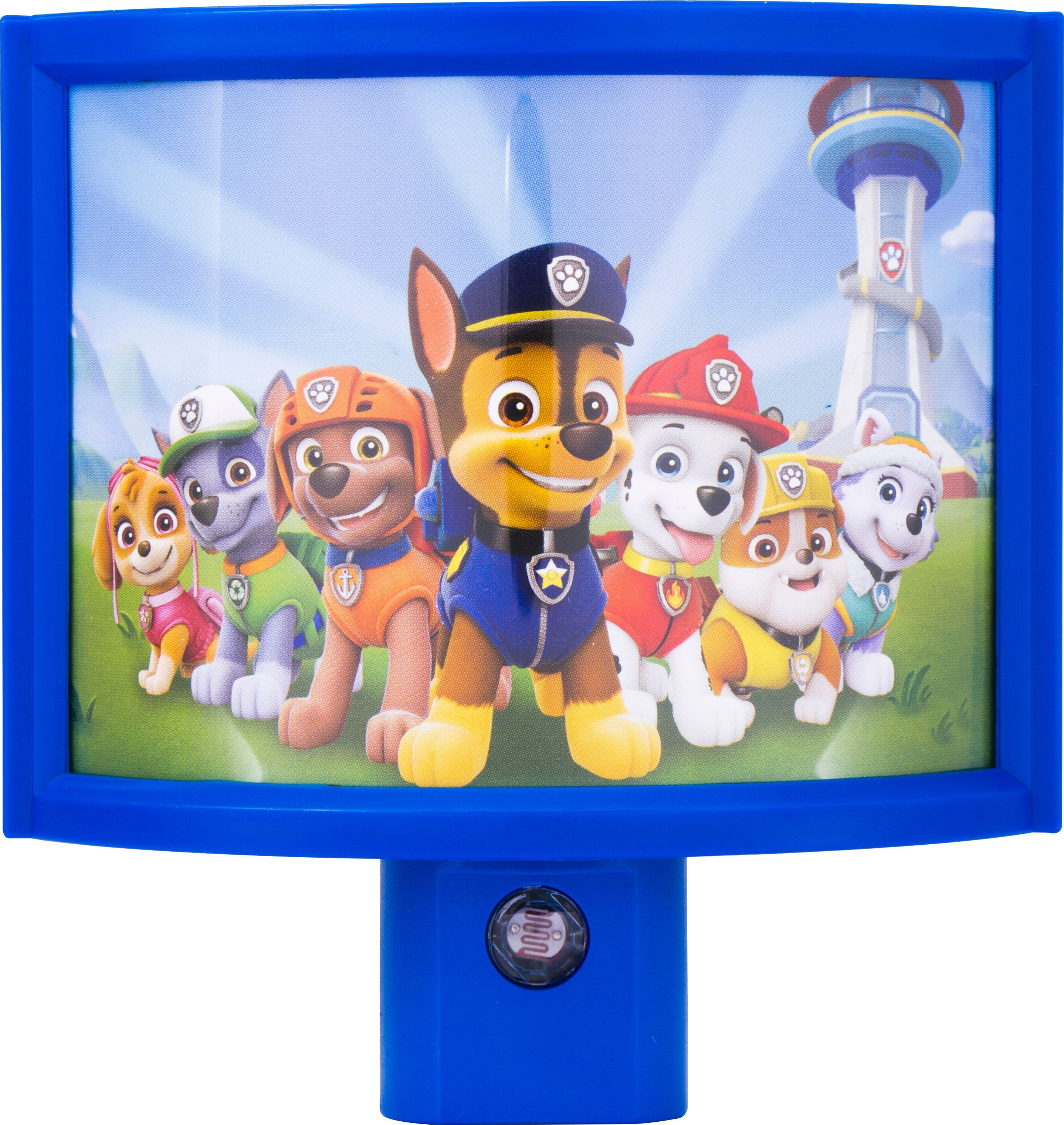 Nickelodeon PAW Patrol LED Automatic Night Light, Curved Shade, 39137 
