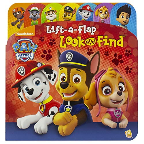 Pre-Owned Nickelodeon PAW Patrol - Lift-a-Flap Look and Find Board Book - PI Kids Paperback