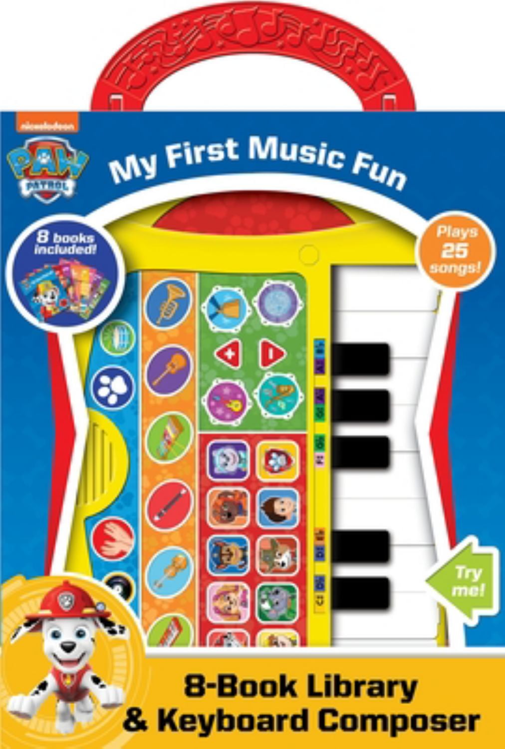 Nickelodeon PAW Patrol: My First Music Fun 8-Book Library and Keyboard Composer Sound Book Set (Hardcover)