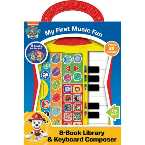 Nickelodeon PAW Patrol: My First Music Fun 8-Book Library and Keyboard Composer Sound Book Set (Hardcover)