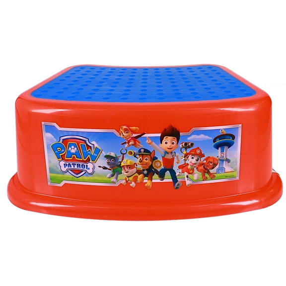 Nickelodeon PAW Patrol Non - Slip Step Stool, Single Step Plastic Stool