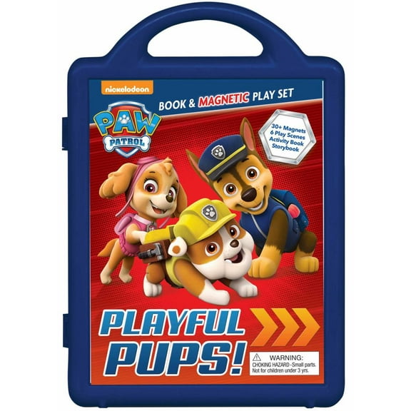 Pre-Owned EDITORS OF STUDIO FUN INT: Nickelodeon PAW Patrol: Playful Pups!: Book and Magnetic Play Set (Hardcover)