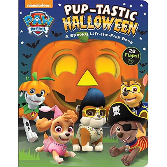 Pre-Owned Nickelodeon Paw Patrol: Pup-Tastic Halloween: A Spooky Lift-The-Flap Book (Board book) 0794439659 9780794439651