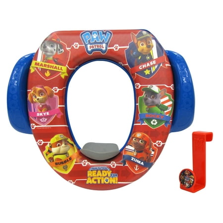 Nickelodeon PAW Patrol "Ready for Action" Soft Potty Seat with Potty Hook