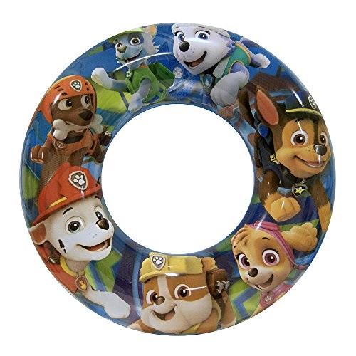 Happy Kids Paw Patrol Swimming Ring - Inflatable Pool Float For Kids, Approx. 45 Cm