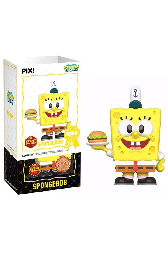 PIX! Spongebob Squarepants Mystery Pack [1 RANDOM Figure]