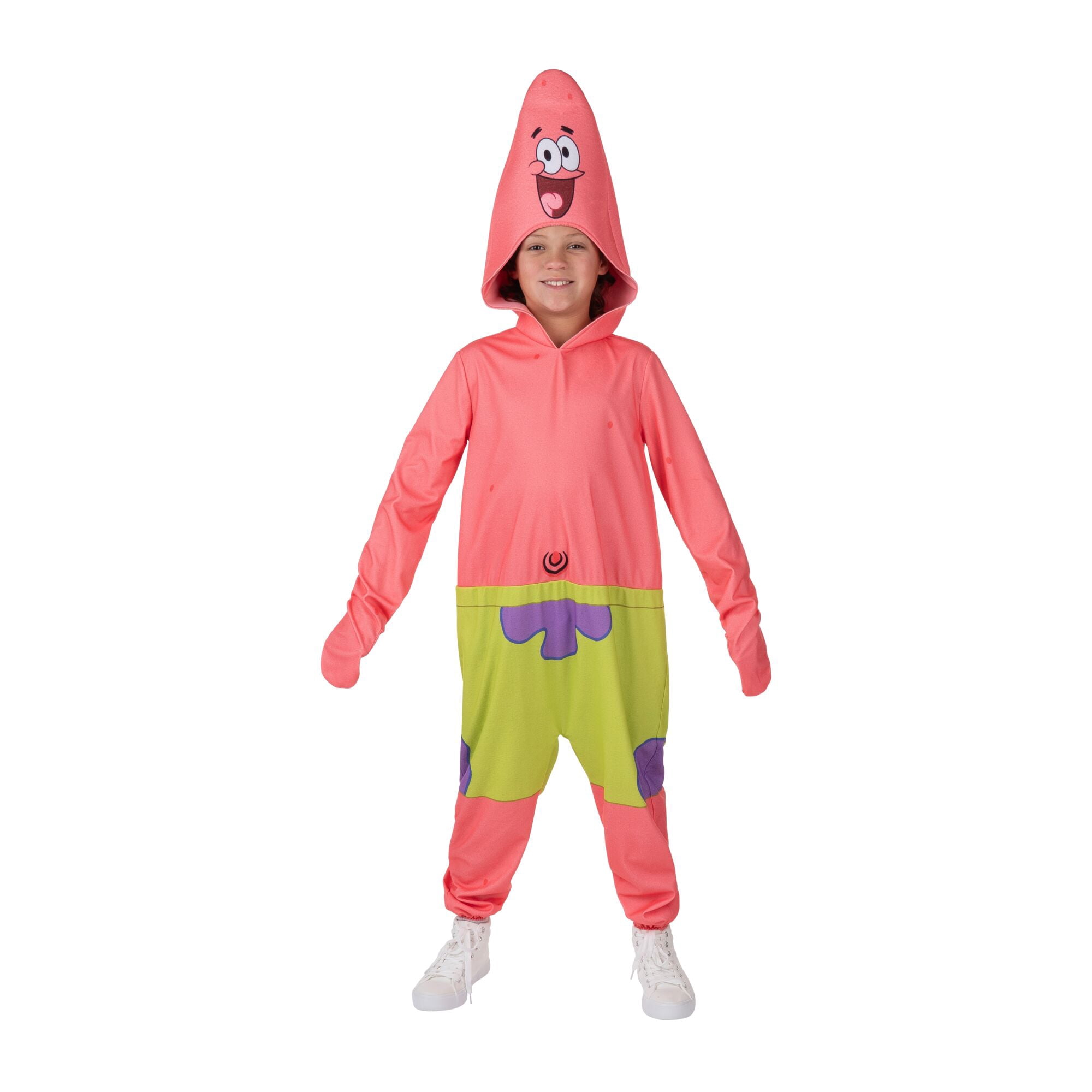 Nickelodeon Patrick Halloween Costume for Children, Boy's Size M (8), by Jazwares