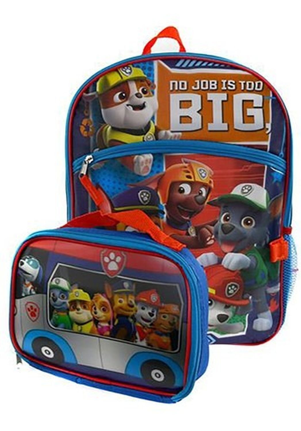 PAW Kids children Insulated 3D Lunch Bag Box And Drink Sport