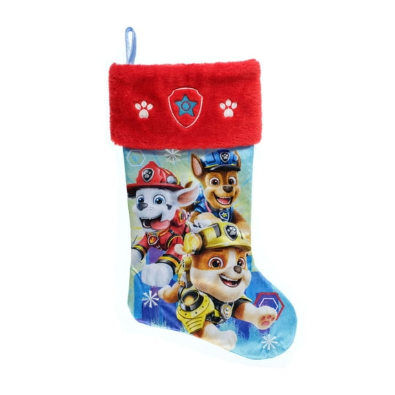 Nickelodeon Paw Patrol Assorted Colors Christmas Stocking, 20"