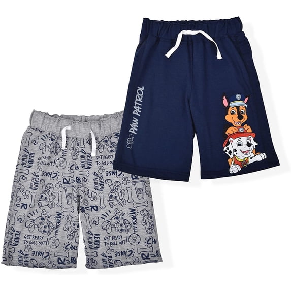 Nickelodeon Paw Patrol Boy's 2-Pack Casual Drawstring Short Set