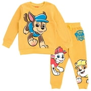 Nickelodeon Paw Patrol Chase Marshall Rubble Fleece Sweatshirt and Jogger Pants Outfit Set Toddler to Big Kid