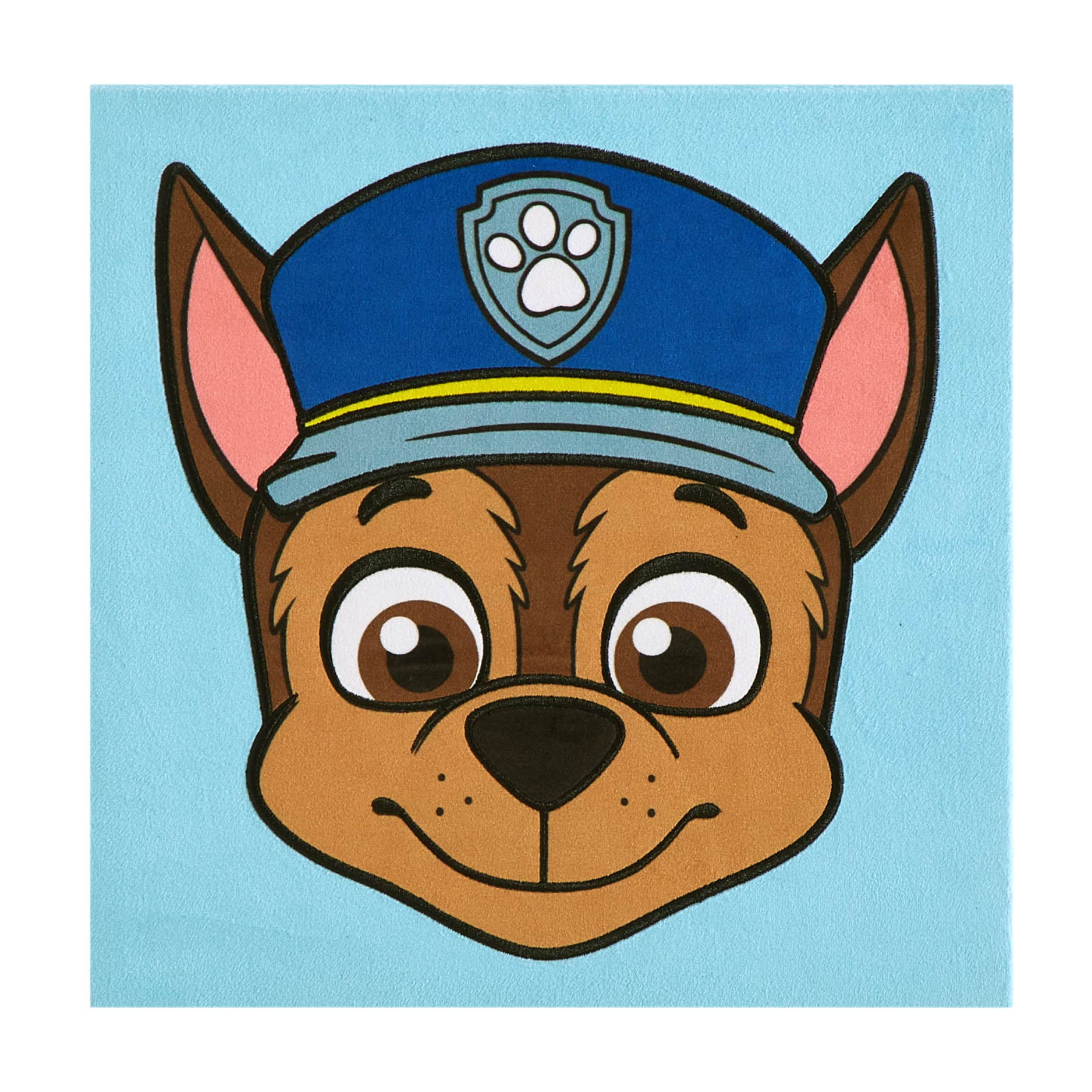 Nickelodeon Paw Patrol Chase Plush Textured Wall Art for Kids, 12" x 12"