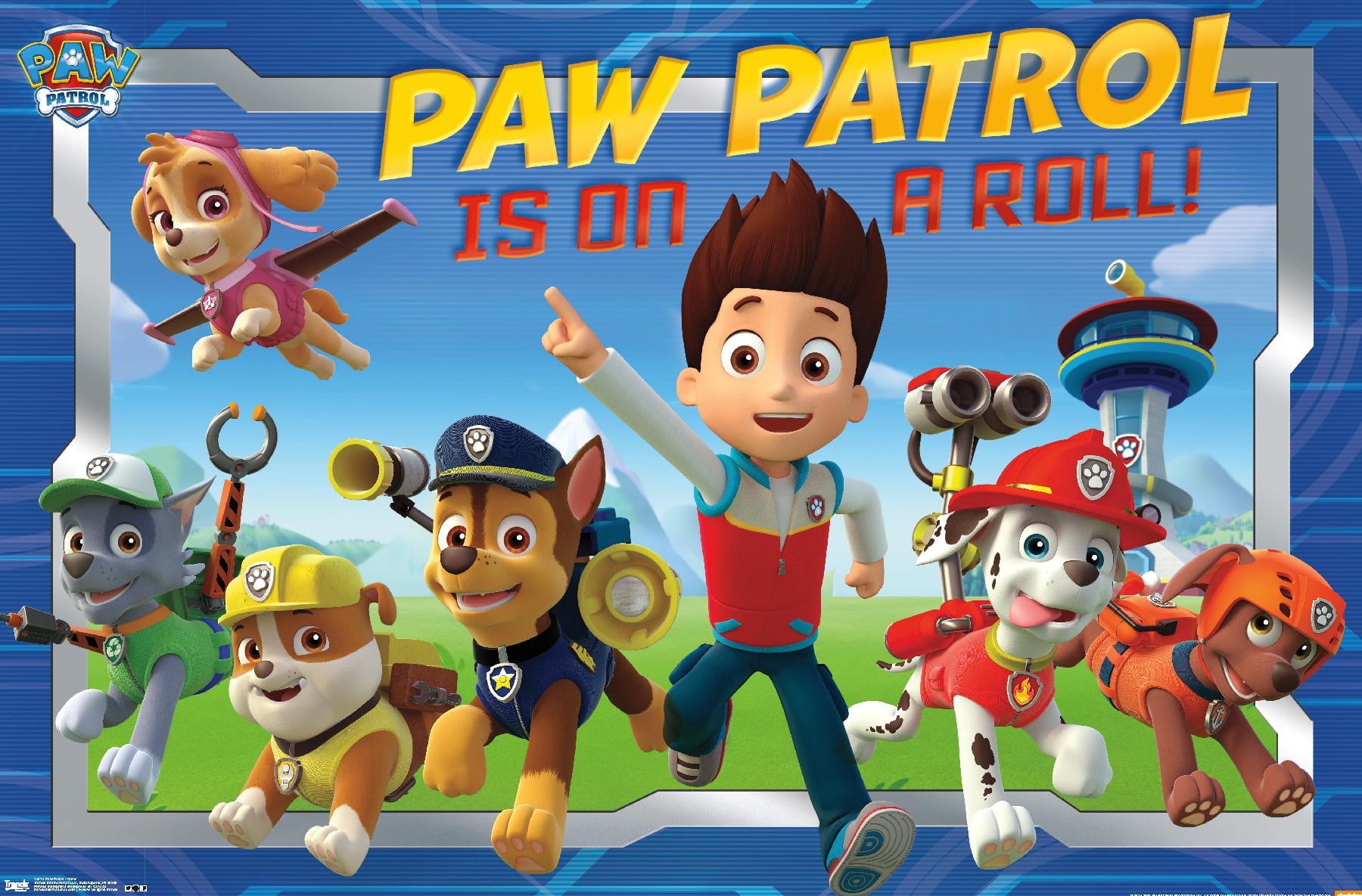 Nickelodeon Paw Patrol - Crew Wall Poster, 22.375" x 34"