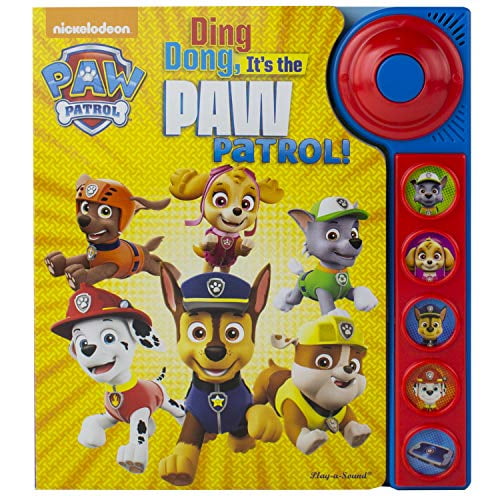 Pre-Owned Nickelodeon Paw Patrol: Ding Dong, It's the Paw Patrol! Sound Book (Board book) 1503731448 9781503731448