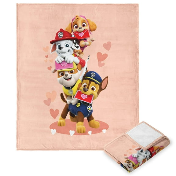 Nickelodeon Paw Patrol Friends For Life Kids Silk Touch Throw Blanket, 50 x 60 inches
