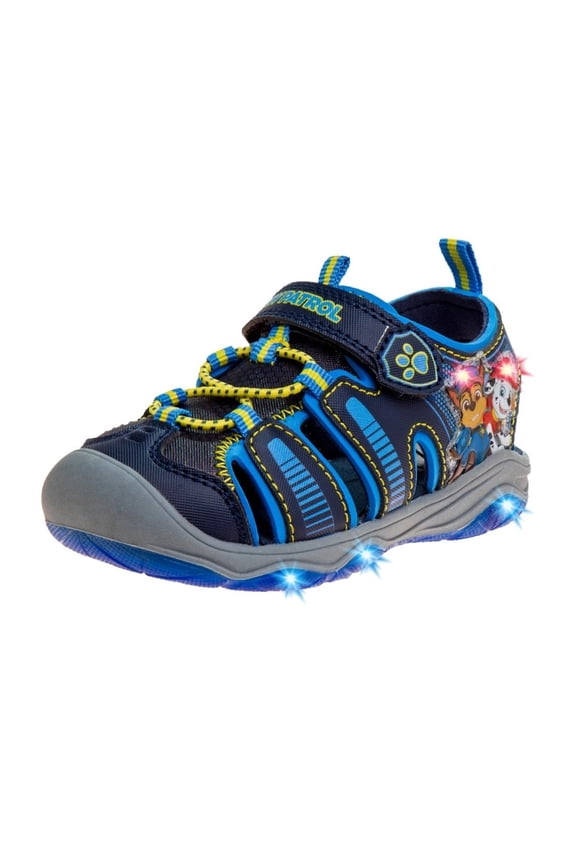 Nickelodeon Paw Patrol Hook & Loop Boys Toddler Closed Toe Sport Sandals - Navy/Blue, 9