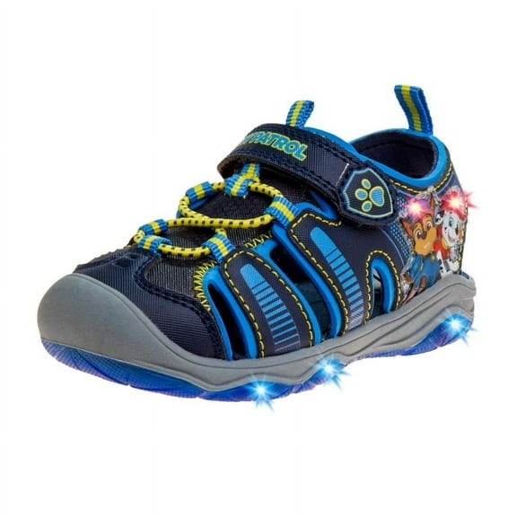 Nickelodeon Paw Patrol Hook & Loop Boys Toddler Closed Toe Sport Sandals - Navy/Blue, 9