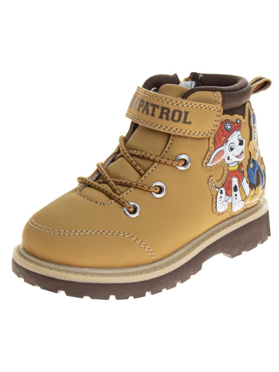 Paw Patrol Little Boys' Shoes Slip-Resistant Booties, Ankle-High