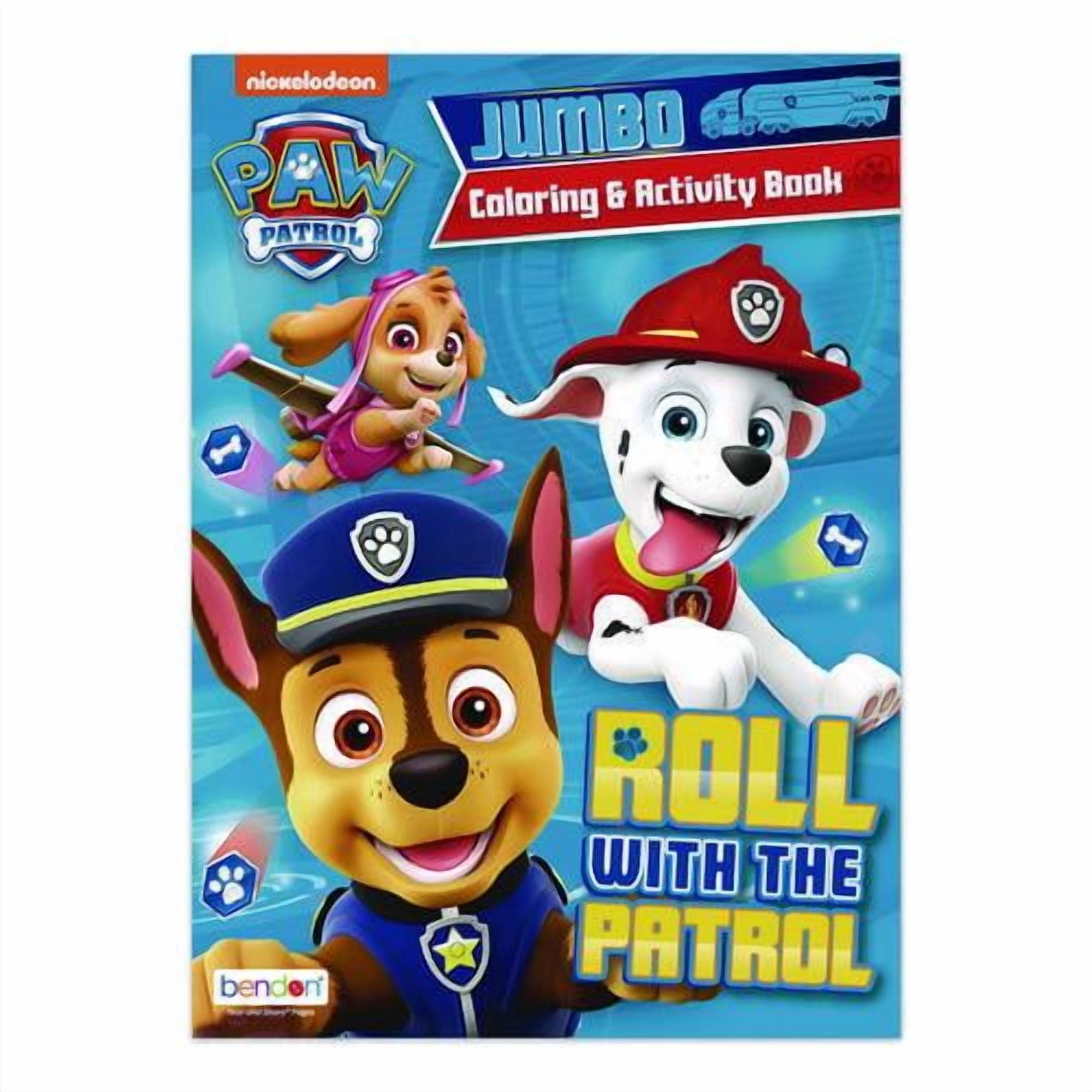 Nickelodeon Paw Patrol Jumbo Coloring and Activity Book, Ages 3 and Up, 10.75 x 7.75 Sheets, 64 Pages | Bundle of 10