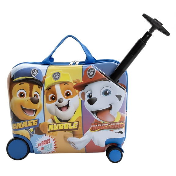 Nickelodeon Paw Patrol Kid's Ride On Luggage - Blue