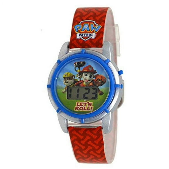 Nickelodeon Paw Patrol Lcd Interchangeable Watch with slide-on characters -RD