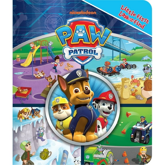 Nickelodeon Paw Patrol: Little First Look and Find, (Board Book)