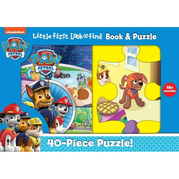 Nickelodeon PAW Patrol: Little First Look and Find Book and Puzzle