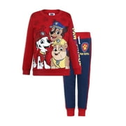 Nickelodeon Paw Patrol Long Sleeve Fleece Crew Neck & Pant Set (Boys), 2 Piece Set, Sizes 2T-7