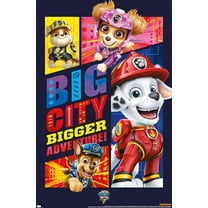Nickelodeon Paw Patrol Movie - Big City Wall Poster, 14.725" x 22.375"