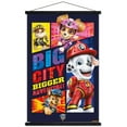 thumbnail image 1 of Nickelodeon Paw Patrol Movie - Big City Wall Poster with Wooden Magnetic Frame, 22.375" x 34", 1 of 5