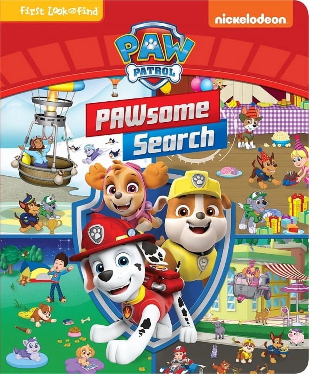 Nickelodeon Paw Patrol: Pawsome Search First Look and Find, (Board Book)