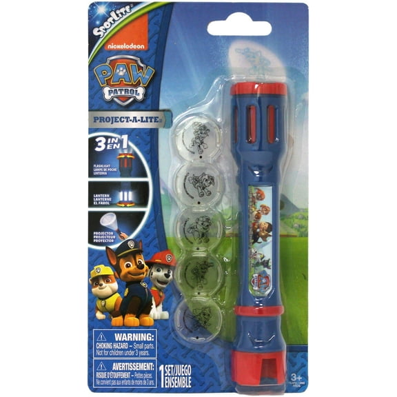 Nickelodeon Paw Patrol Project-A-Lite 3-in-1 Flashlight One Size Blue/red