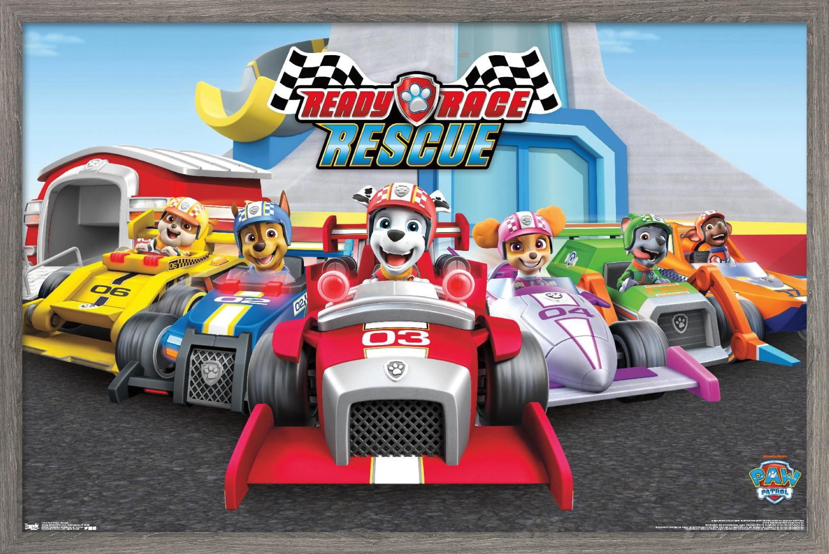 Nickelodeon Paw Patrol - Rescue Wall Poster, 14.725" x 22.375", Framed