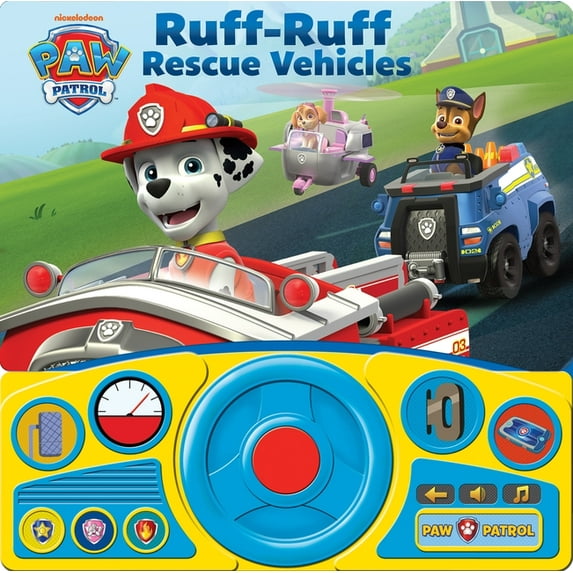 Nickelodeon Paw Patrol: Ruff-Ruff Rescue Vehicles Sound Book, (Paperback)