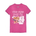 thumbnail image 1 of Nickelodeon Paw Patrol Skye Birthday Girl 4th Birthday Gift Toddler Girls Shirt Time Flies 4T, 1 of 5