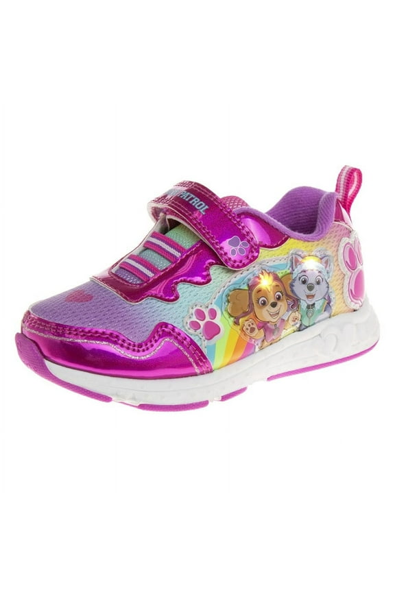 Paw Patrol Skye & Everest Hook & Loop Light-up Fashion Sneakers (Toddler/Little Kids)