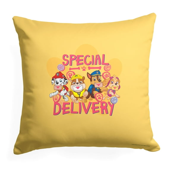 Nickelodeon Paw Patrol Special Delivery Kids Printed Throw Pillow