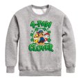 thumbnail image 1 of Nickelodeon - Paw Patrol - St. Patrick's Day - 4 PAW Clover - Toddler And Youth Crewneck Fleece Sweatshirt, 1 of 4