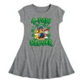 thumbnail image 1 of Nickelodeon - Paw Patrol - St. Patrick's Day - 4 PAW Clover - Toddler And Youth Girls Fit And Flare Dress, 1 of 1