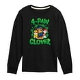 thumbnail image 1 of Nickelodeon - Paw Patrol - St. Patrick's Day - 4 Paw Clover - Toddler And Youth Long Sleeve Graphic T-Shirt, 1 of 4