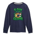 thumbnail image 1 of Nickelodeon - Paw Patrol - St. Patrick's Day - 4 Paw Clover - Toddler And Youth Long Sleeve Graphic T-Shirt, 1 of 4